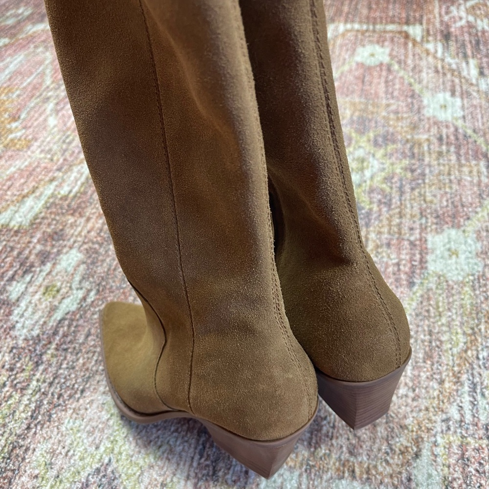 NEW Dolce Vita Regy Suede Western Boots Size 7 - Picture 12 of 14